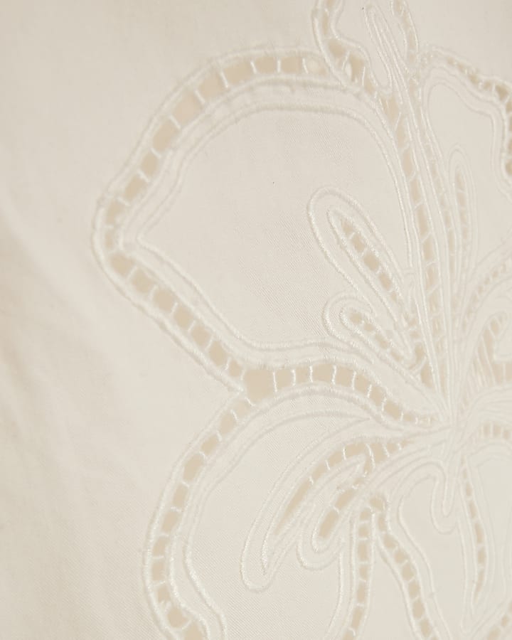 White Cutwork Shirt