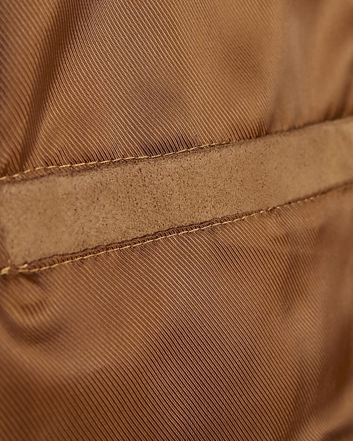 Brown RI Studio Suede Western Jacket