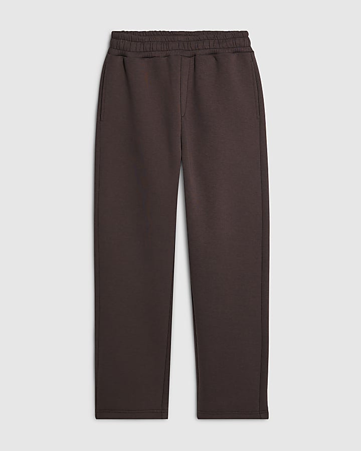 Brown Regular Fit Premium Joggers
