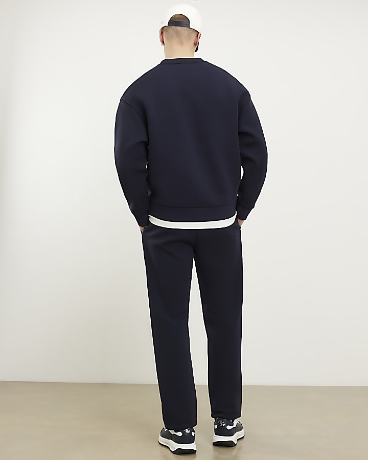 Navy Regular Premium Fit Joggers