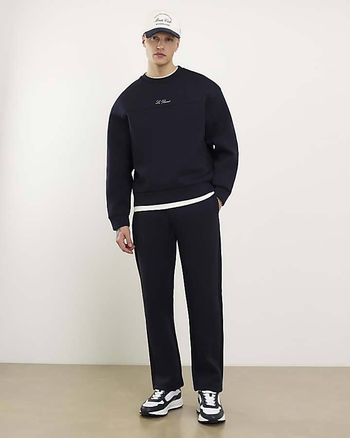 Navy Regular Premium Fit Joggers