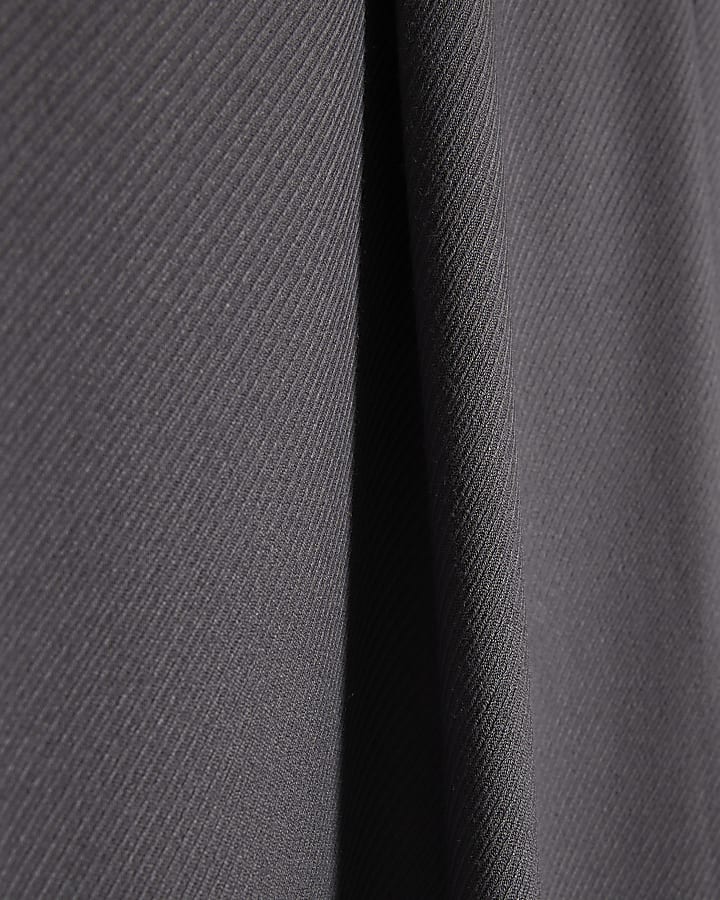 Grey RI Studio Wide Leg Pleat Trousers