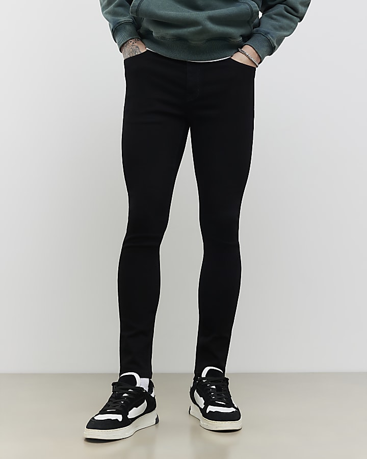 Black Spray On Trousers