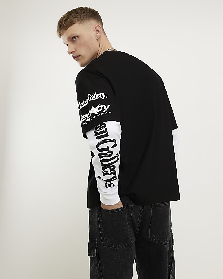 Black Oversized Fit Legacy T-Shirt
