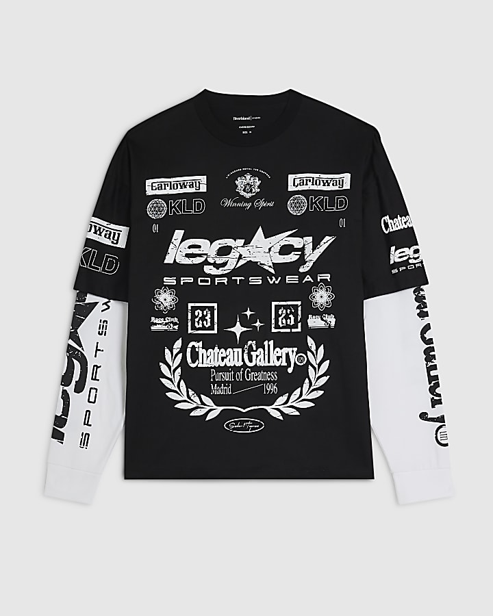 Black Oversized Fit Legacy T-Shirt