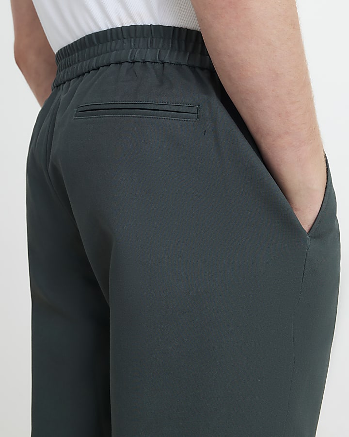 Khaki Slim Fit Chino Trousers