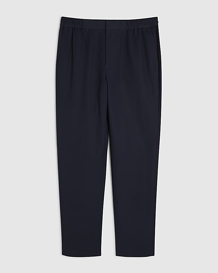 Navy Slim Fit Chino Trousers