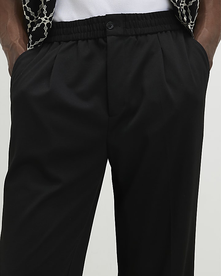 Black Loose Fit Trousers