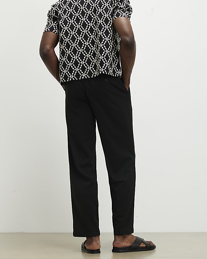 Black Loose Fit Trousers