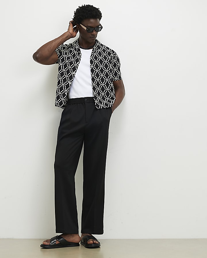 Black Loose Fit Trousers