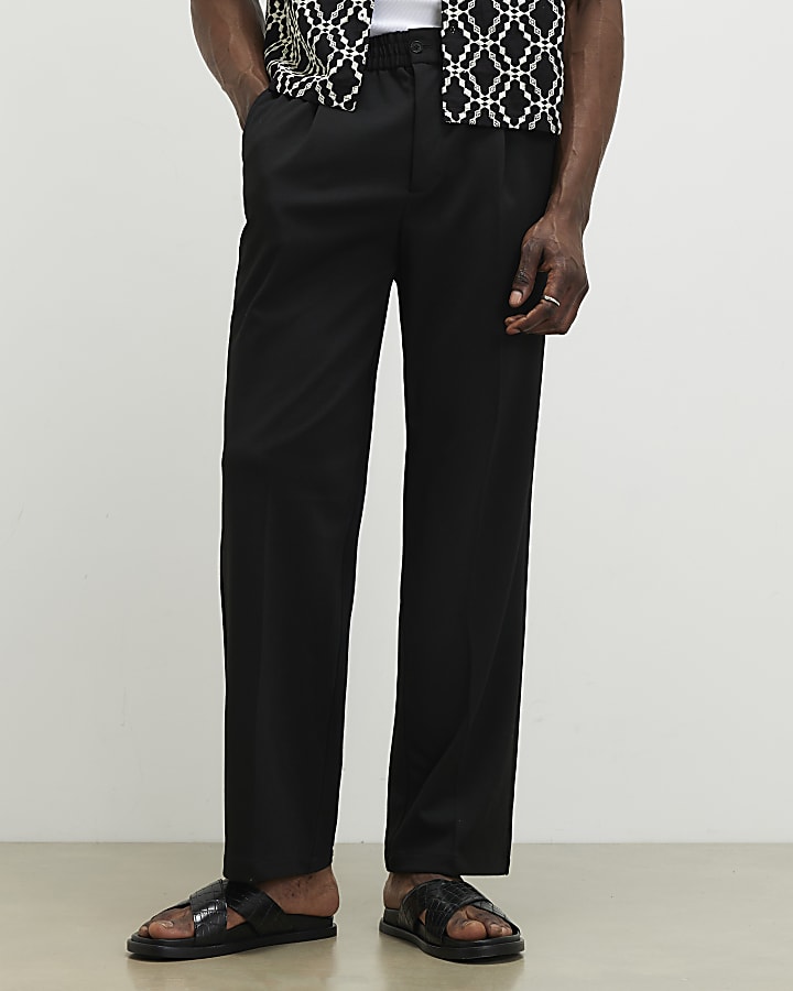 Black Loose Fit Trousers