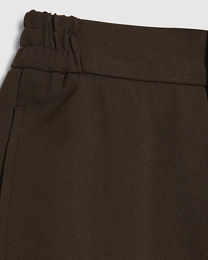 Brown Loose Fit Trousers