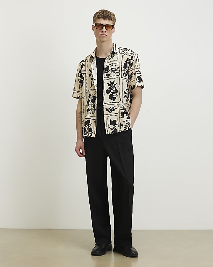 Black Loose Fit Trousers