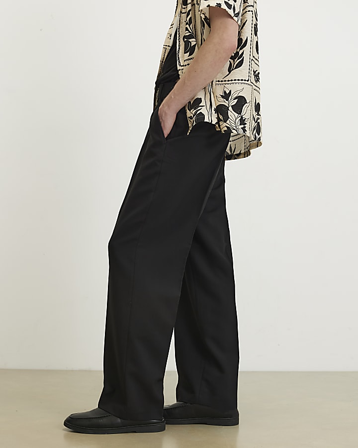 Black Loose Fit Trousers