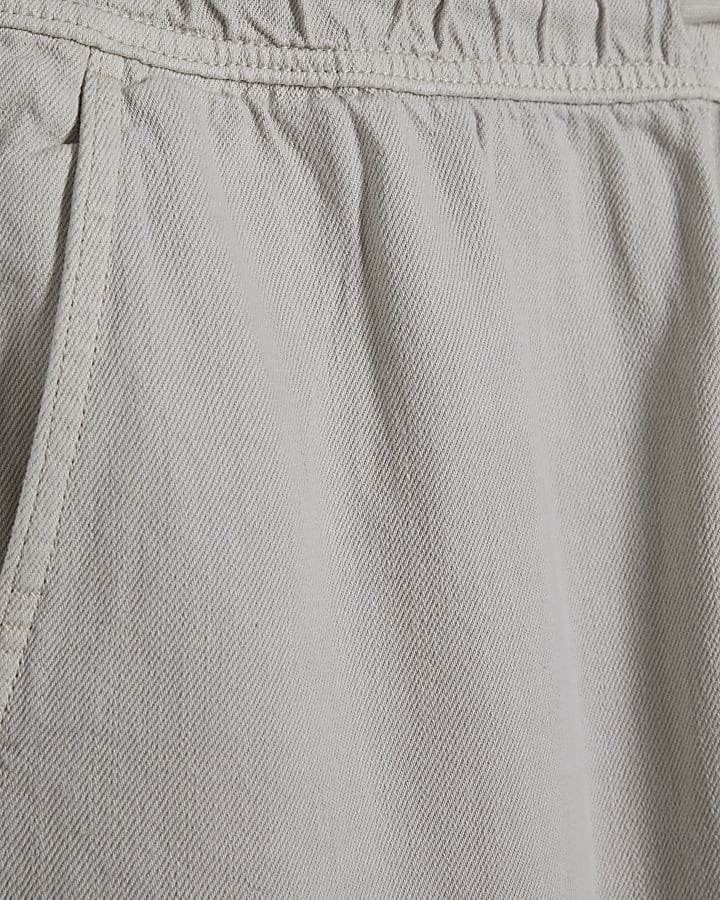 Beige Slim Fit Joggers