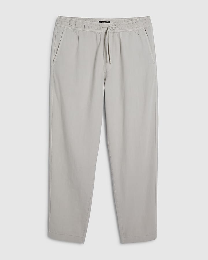 Beige Slim Fit Joggers