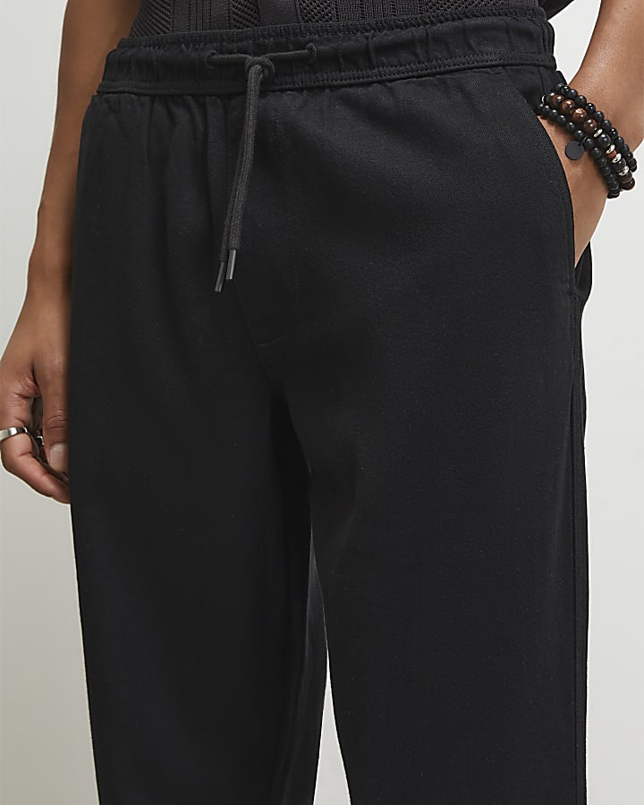 Black Slim Fit Joggers