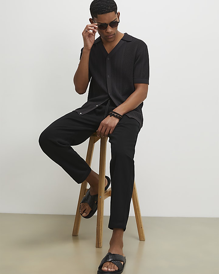 Black Slim Fit Joggers