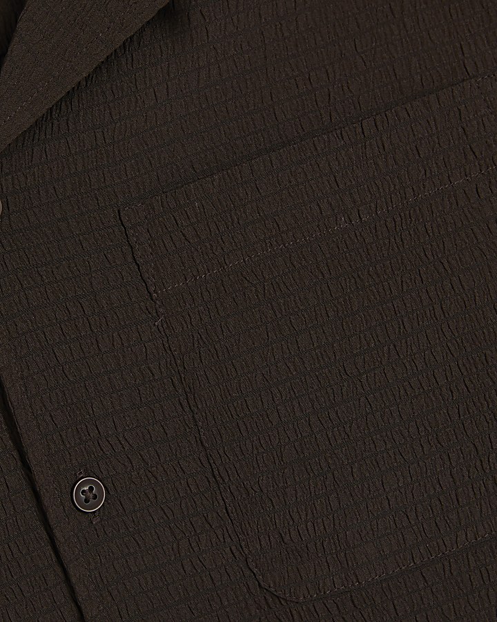 Brown Regular Fit Shirt