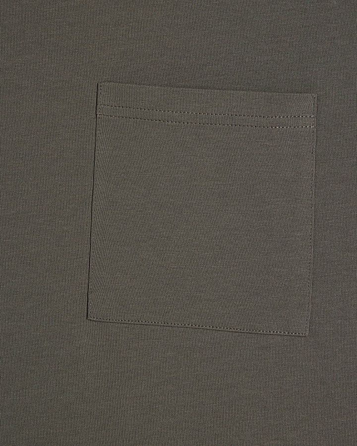 Khaki Oversized Fit T-Shirt