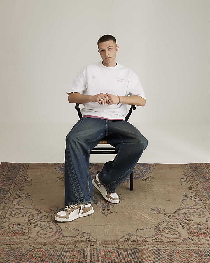 Real Hackney Dave White Dublin T-Shirt