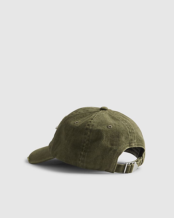Khaki 74 Distressed Cap