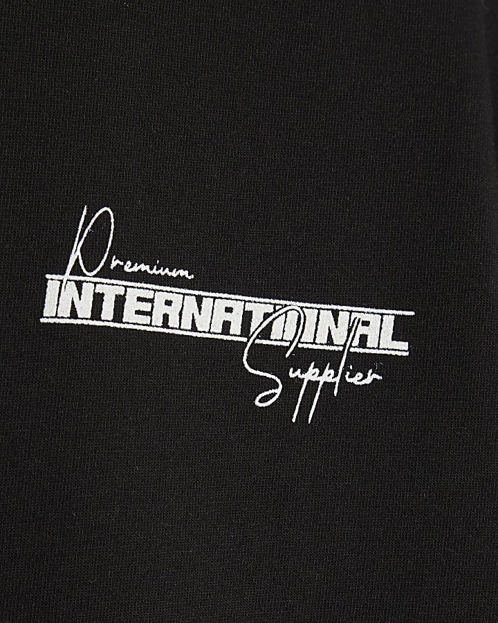 Black Regular Fit PRP Badge T-Shirt