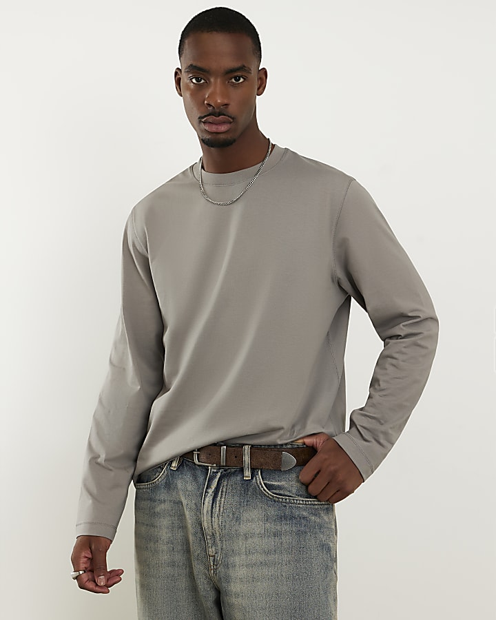 Grey Regular Fit T-Shirt