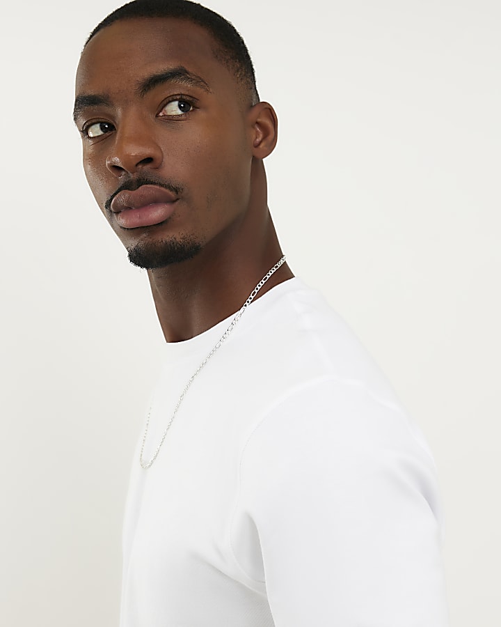 White Slim Fit T-Shirt