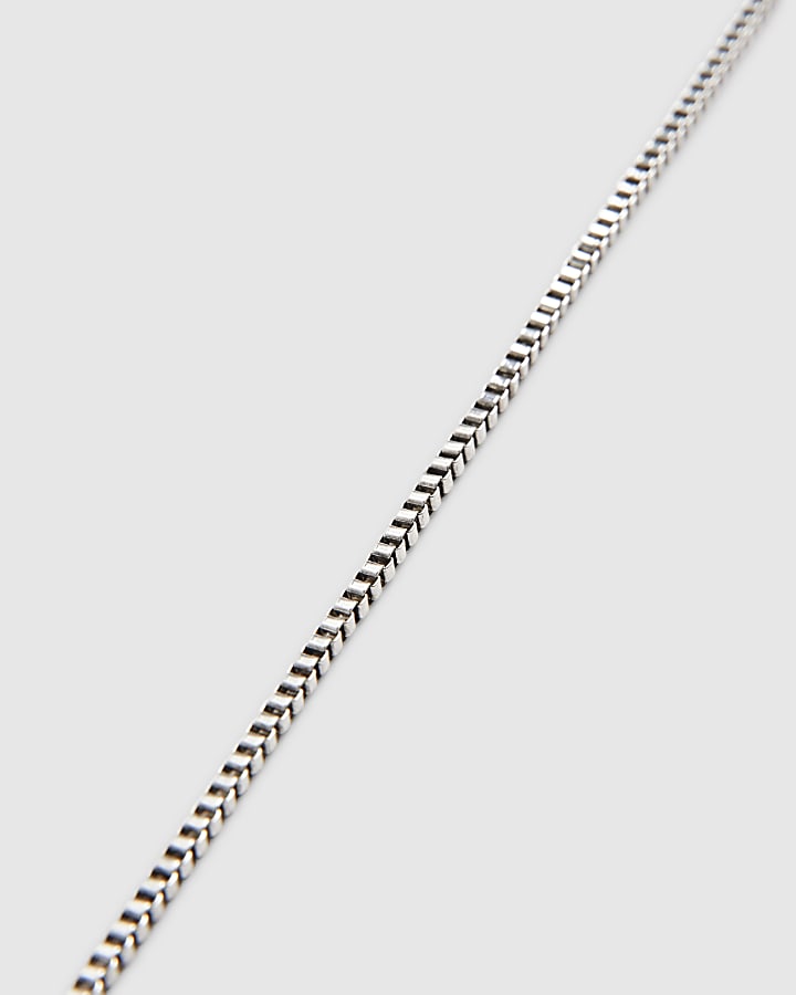 Silver Snake Chain Necklace Pack Of 2