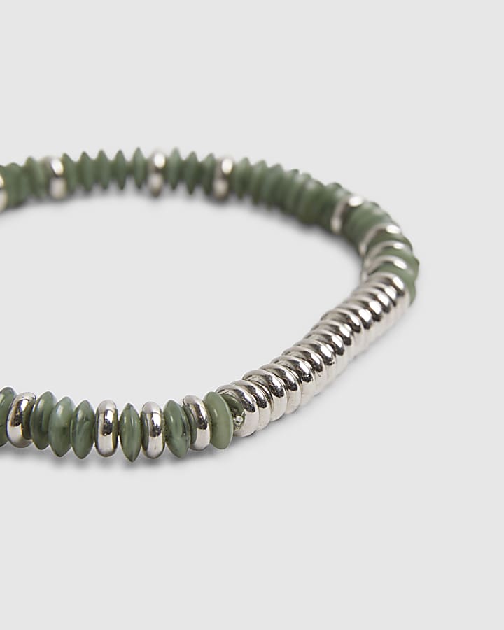 Green Mixed Media Bracelet 3 Pack