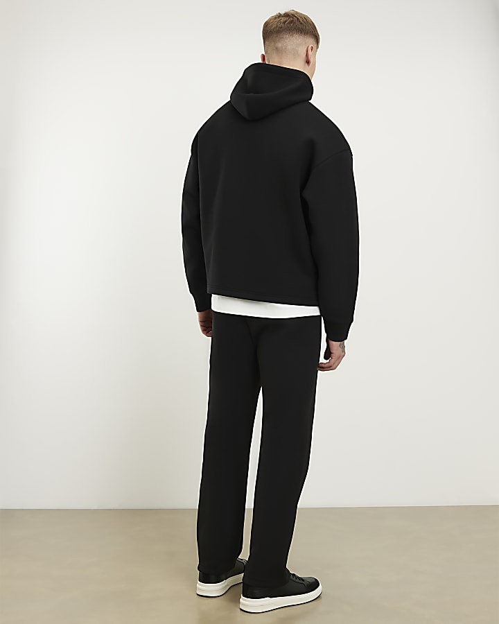 Black Regular Fit Premium Joggers