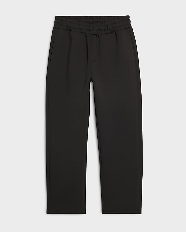 Black Regular Fit Premium Joggers