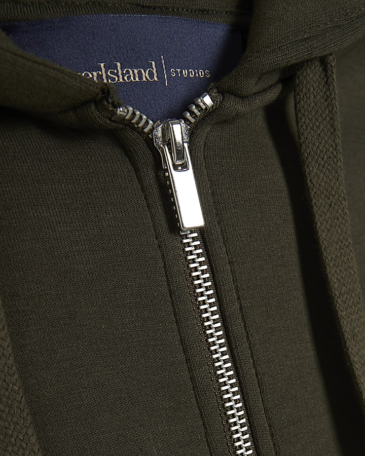 Khaki Oversized Premium Sanctuaire Hoodie