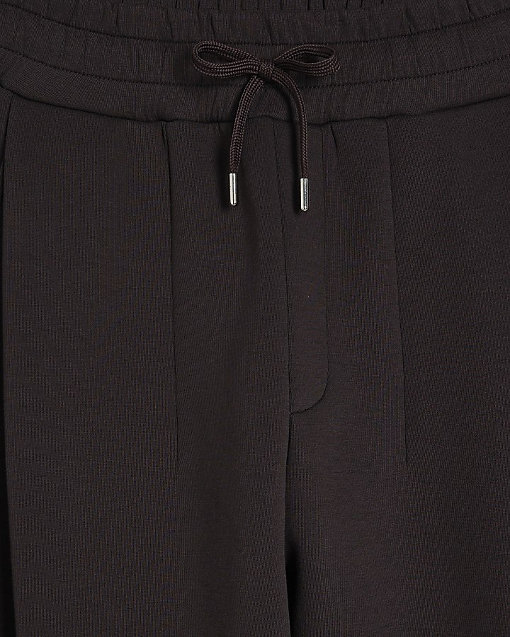 Brown Wide Leg Premium Joggers