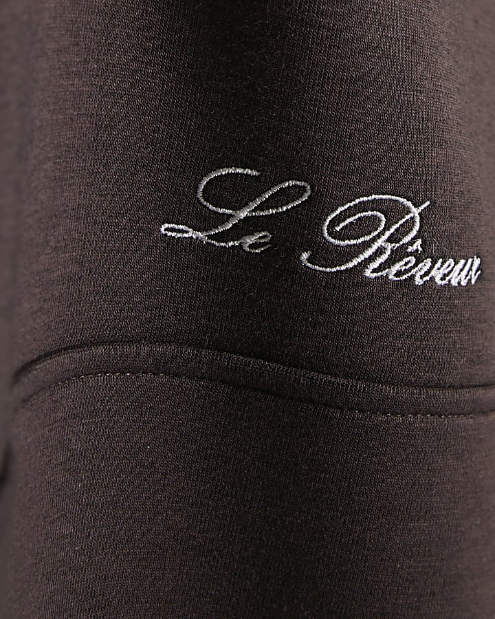Brown Oversized Premium Sweatshirt