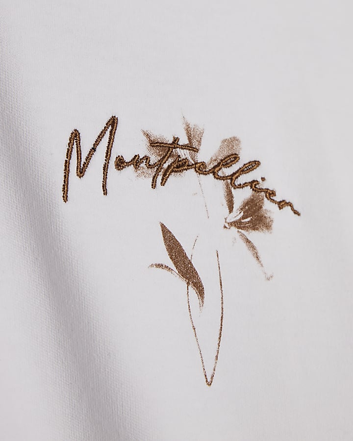 White Montpellier Floral T-Shirt