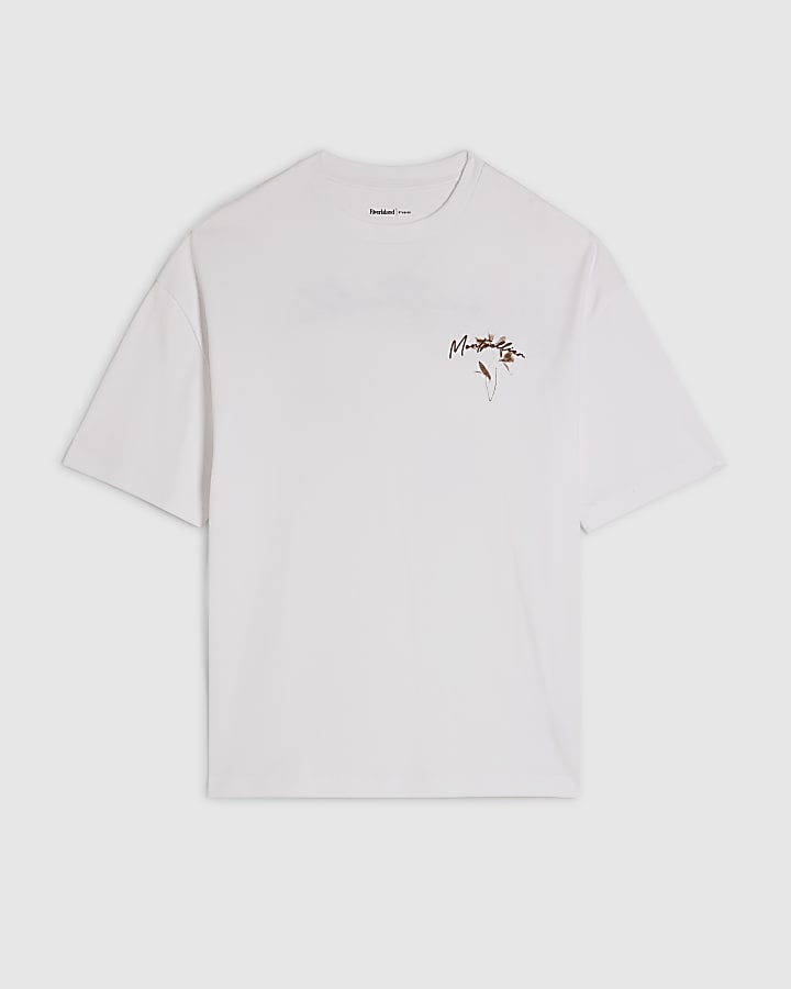 White Montpellier Floral T-Shirt