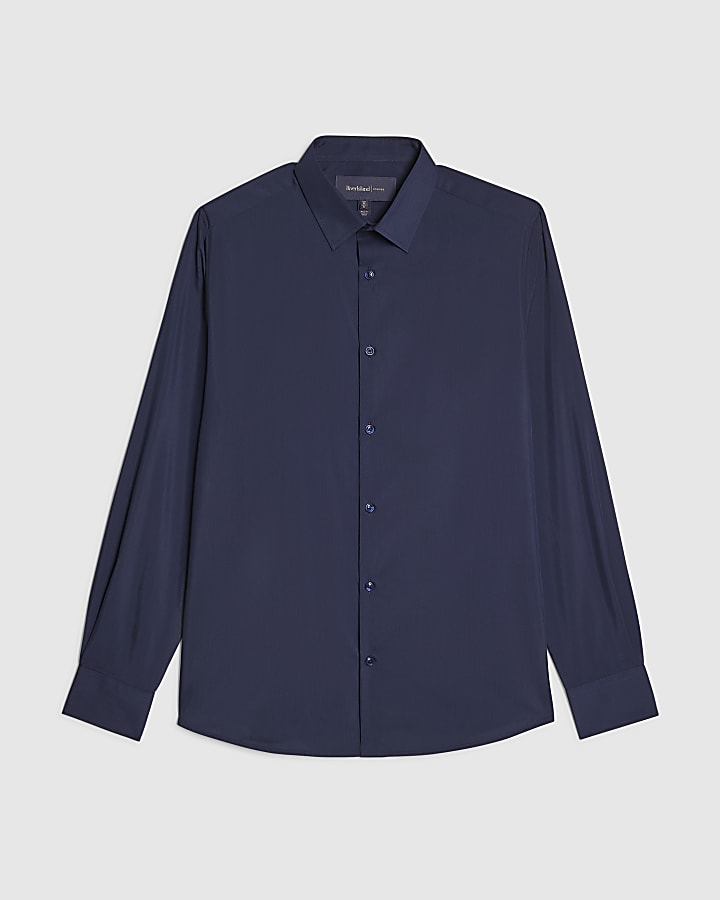 Navy Slim Fit Shirt