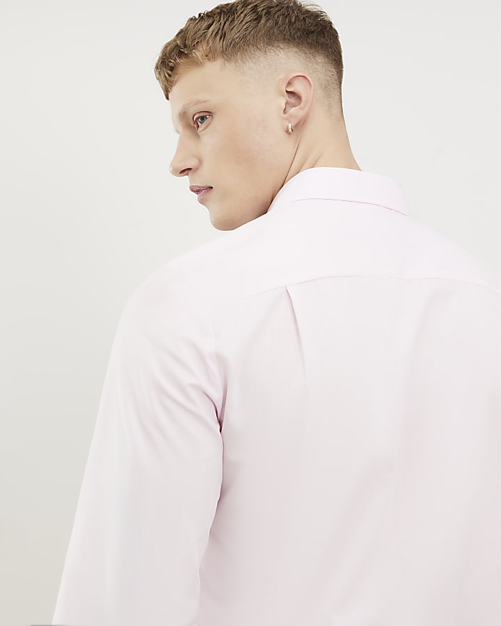 Pink Slim Fit Shirt