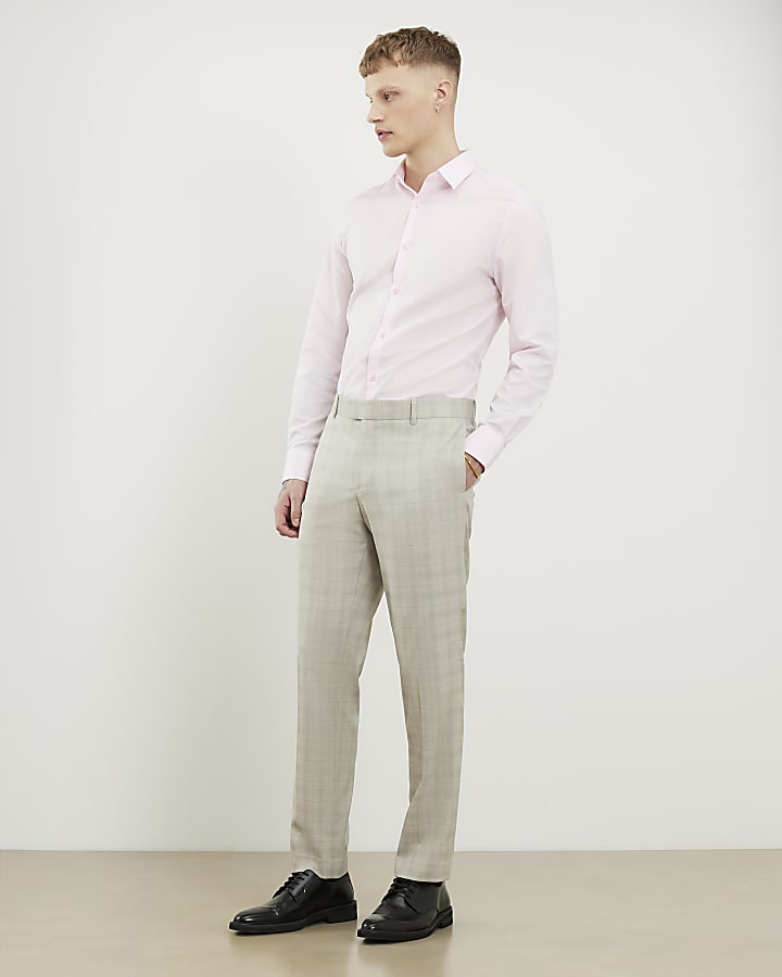 Pink Slim Fit Shirt