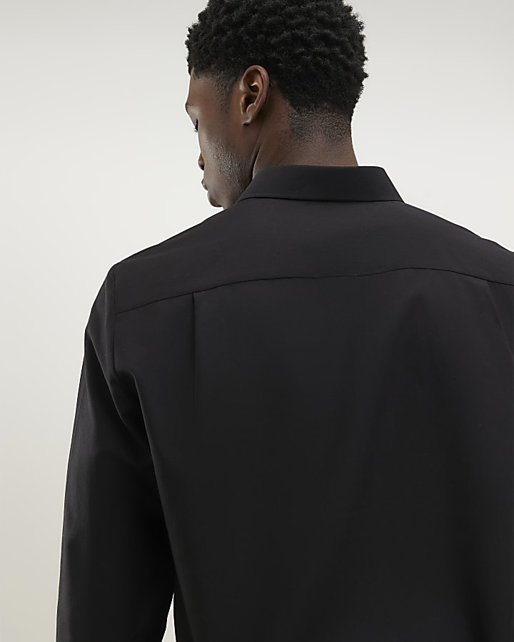 Black Slim Fit Shirt