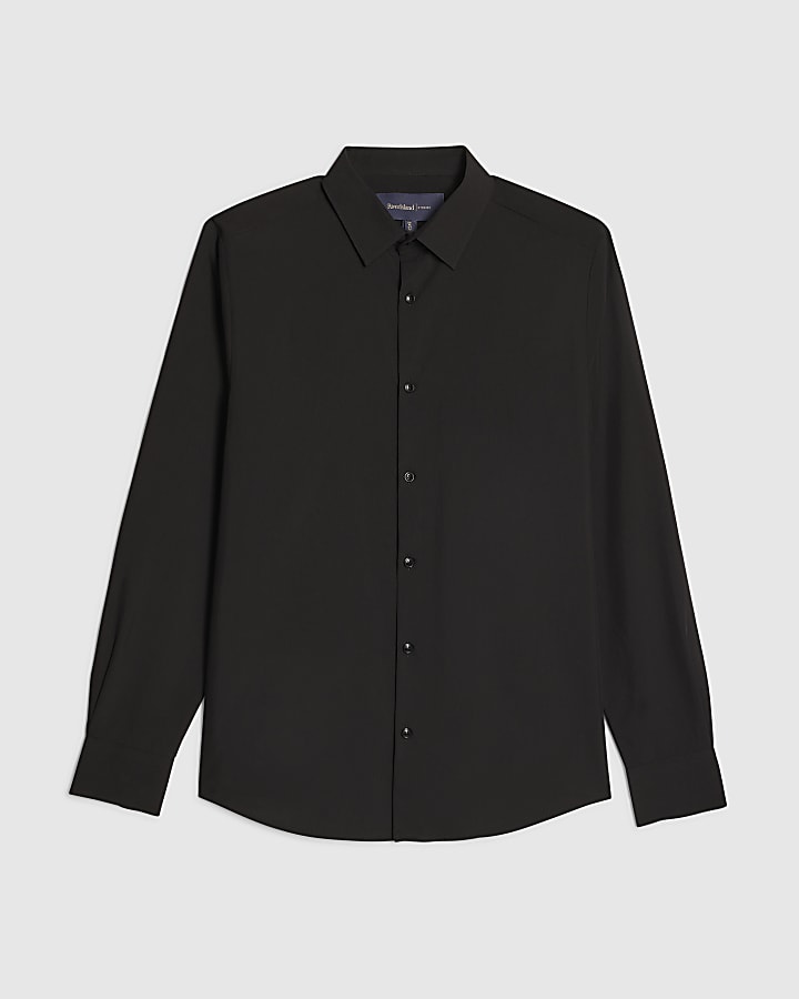 Black Slim Fit Shirt