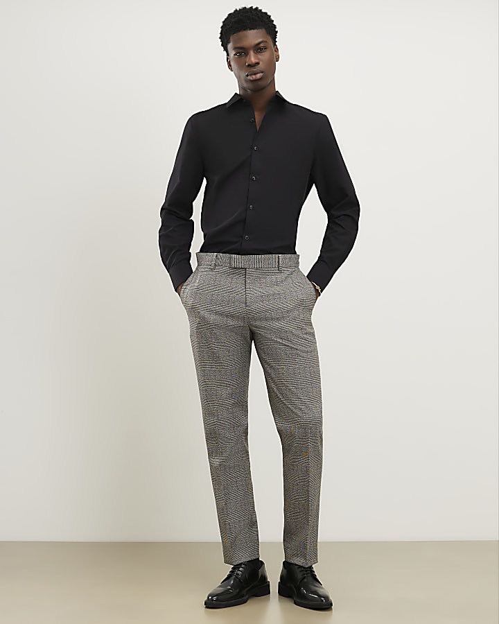 Black Slim Fit Shirt