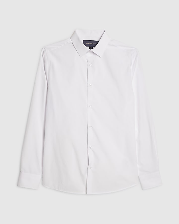 White Slim Fit Shirt