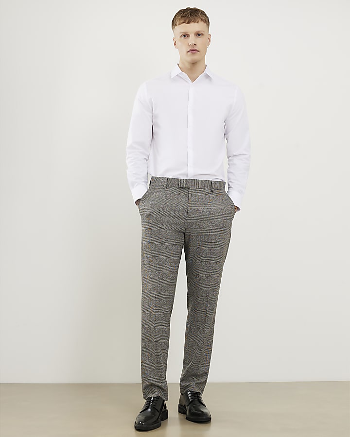 White Slim Fit Shirt