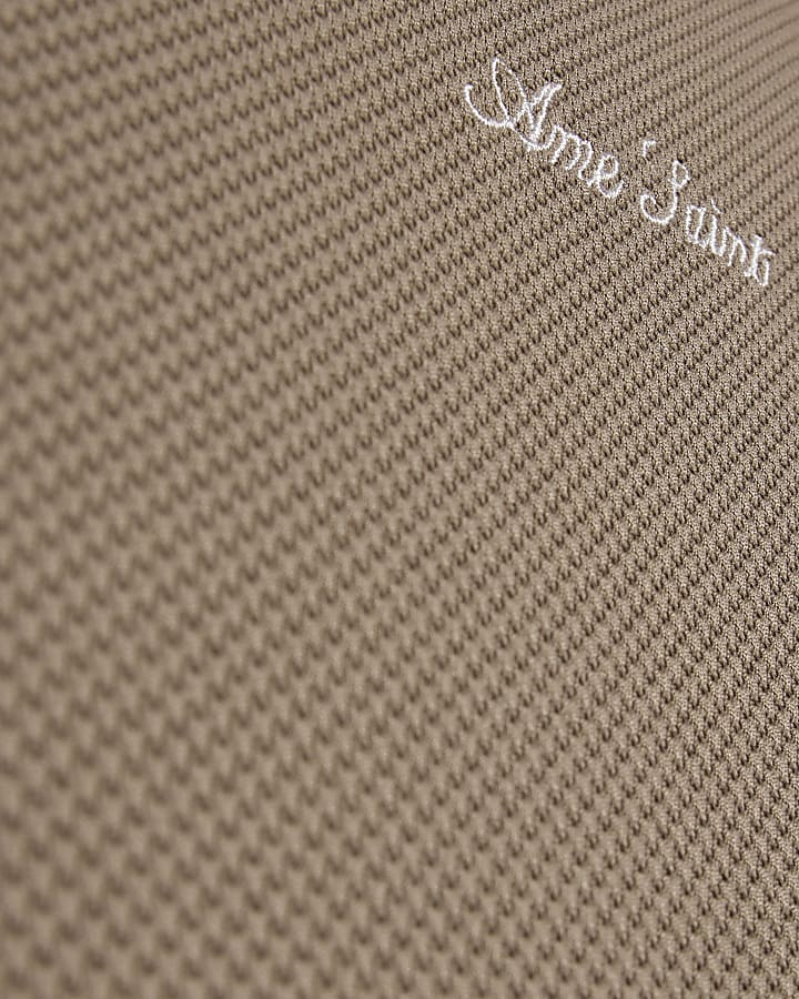 Beige Slim Fit Ame Saint T-Shirt