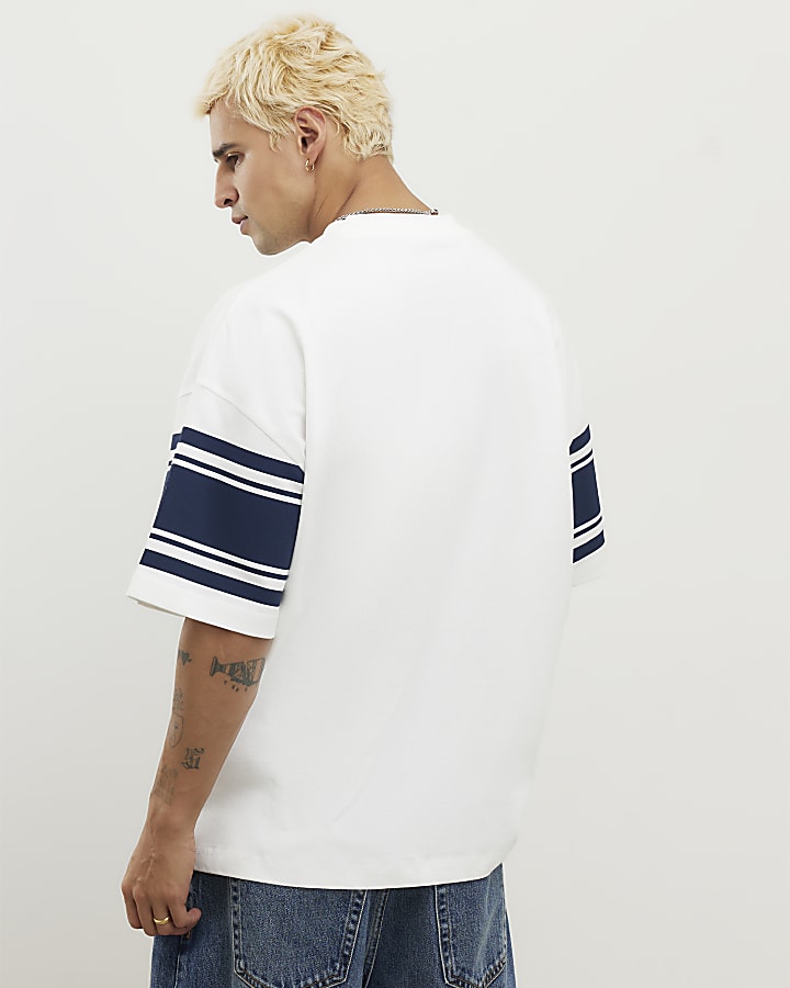 White Oversized Fit 72 T-Shirt