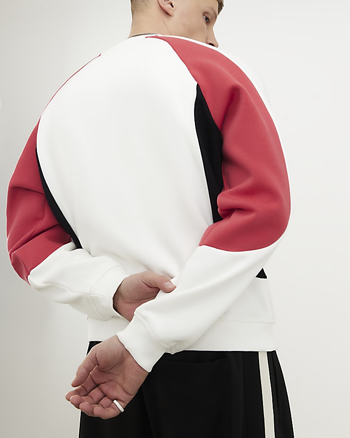 Beige Oversized Fit Legacy Sport Sweatshirt