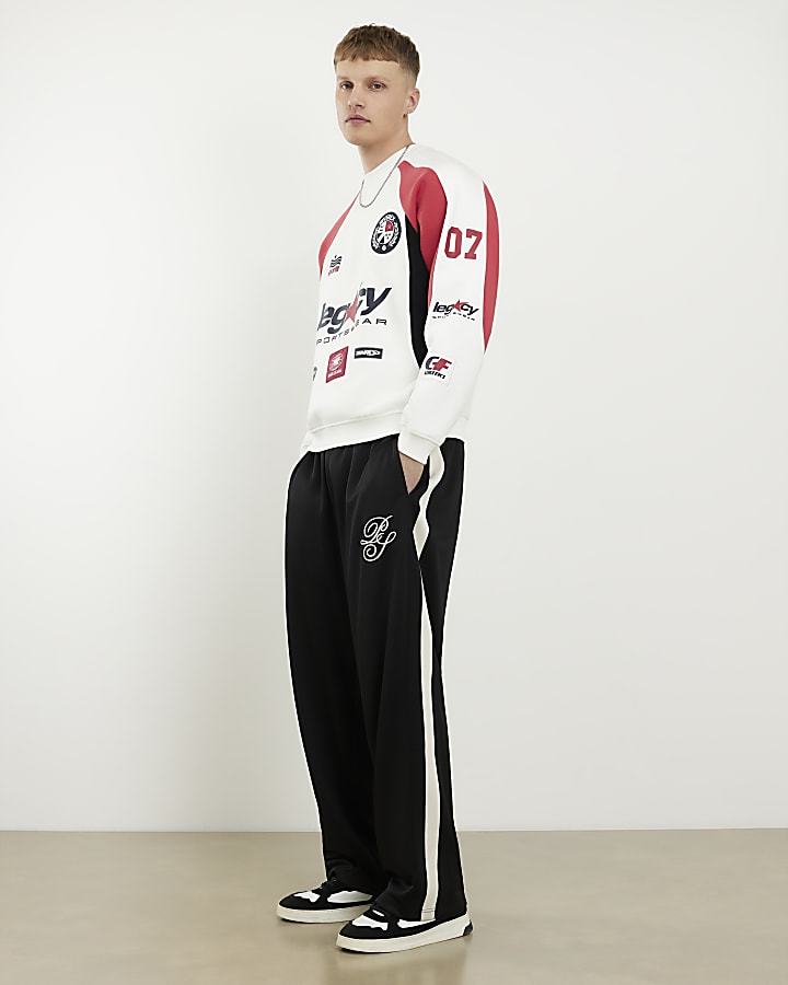 Beige Oversized Fit Legacy Sport Sweatshirt